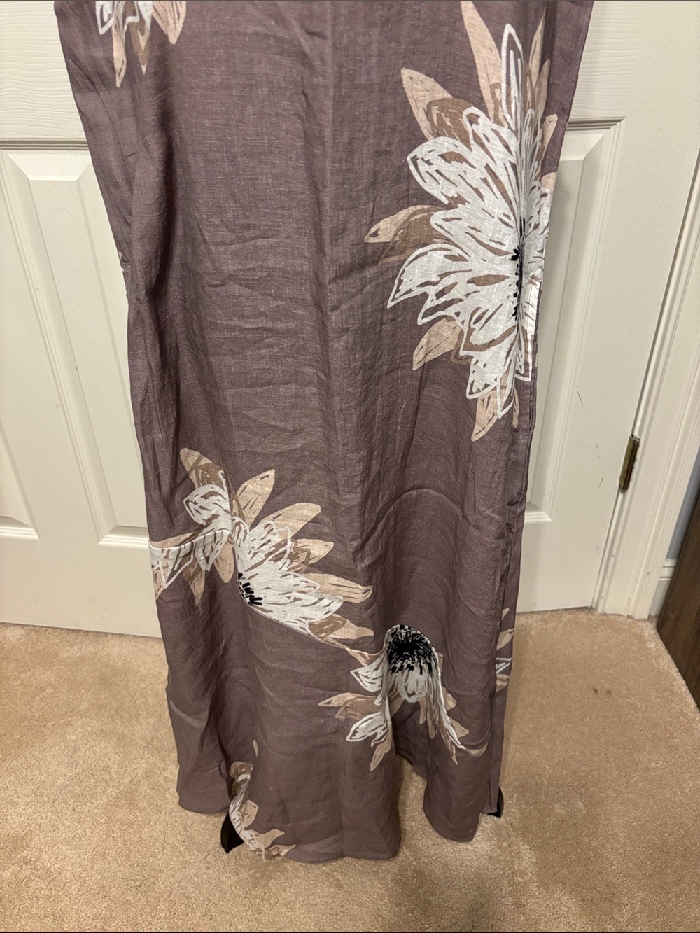 Coldwater Creek Bold Impressions Petite Linen Dress - Picture 3 of 10